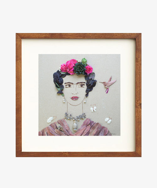 "Fearless Frida" Flower Print - Sister Golden