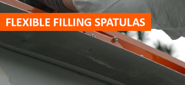 Flexible filling spatulas