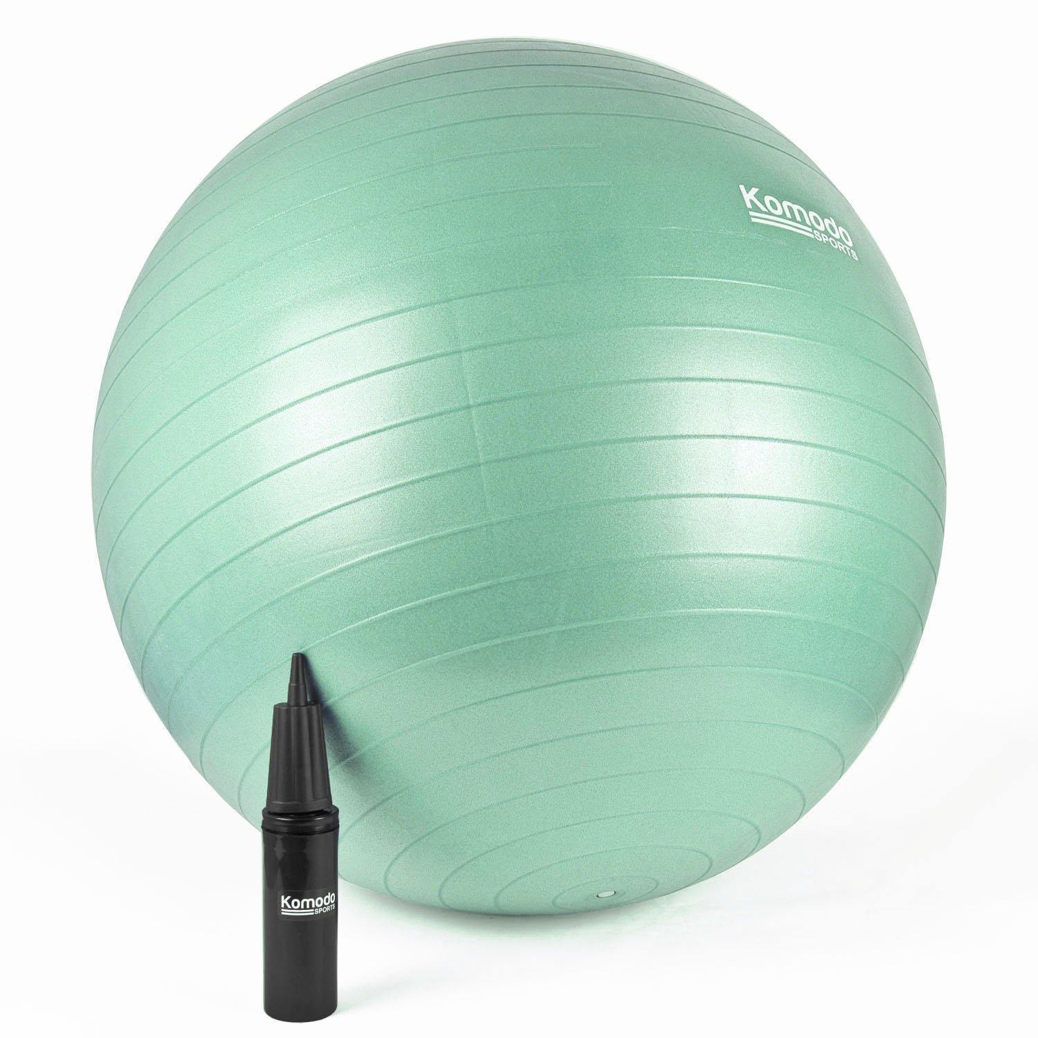 85 cm Yoga Exercice Ballon-Vert-Gym & Fitness-Komodo Sport