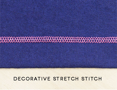 decorative stretch hem stitch pattern fantastique sewing patterns
