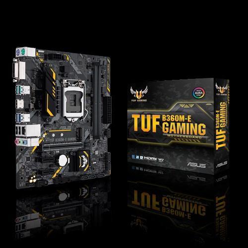 ASUS Intel LGA 1151 mATX gaming motherboard with Aura Sync RGB LED lighting, DDR4 2666MHz support, 32Gbps M.2, Intel Optane memory ready