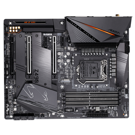 INTEL,Z490 AORUS MBwDirect 12 Phases Digital VRM Design,Comprehensive Thermal Solution wFinsArray 2,WiFi6,802.11ax