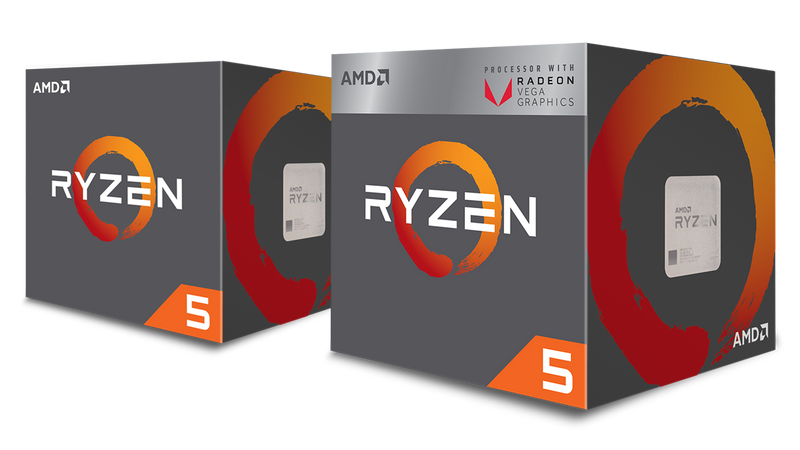 AMD Ryzen 5 2600, 6-Core/12 Threads, Max Freq 3.9GHz, 16MB Cache Socket AM4 65W, with Wraith Stealth cooler