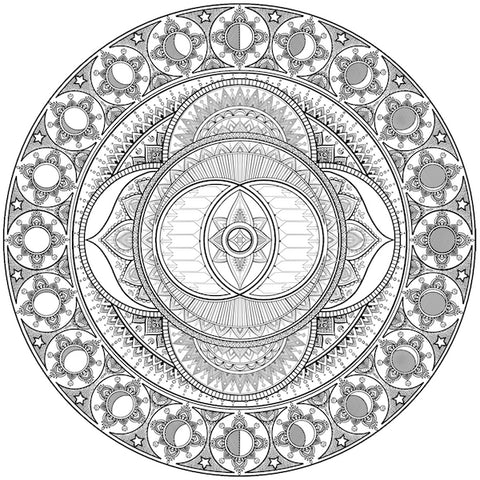 Archangel Auriel Mandala