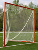 High School Practice Goal & 6mm Net Combo, 59 lbs, 6'x6'x7', Posts w/ Lacing Rails by Crankshooter® - Choice of white or black net - Free Shipping - #1 Selling Goal