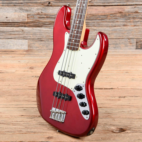 Fender Japan Active Jazz Bass Candy Apple Red 2011 – Chicago Music