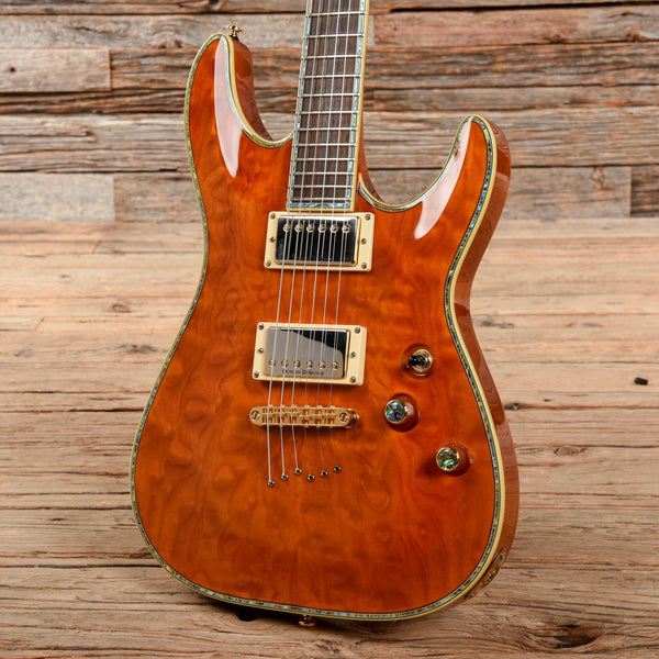 schecter c1 elite orange