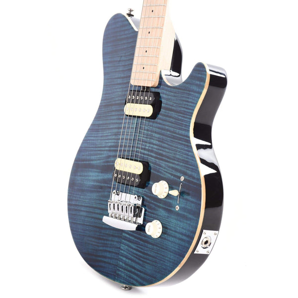 Sterling by Music Man S.U.B. Series Axis Flame Maple Top Neptune Blue