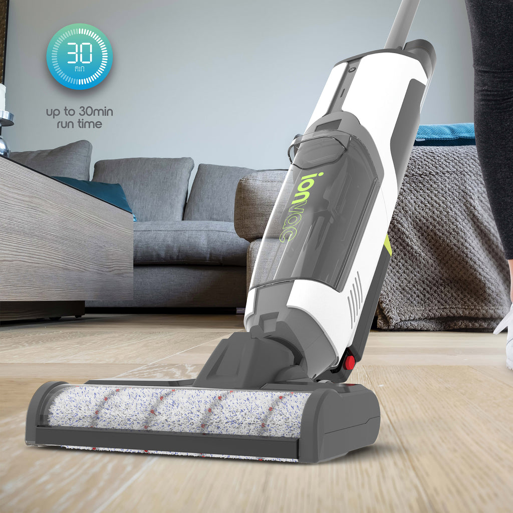 IonVac HydraClean – Cordless All-In-One Wet/Dry Hardwood Floor and Area Rug  Vacuum Cleaner with One-Touch Controls, Perfect for Living Rooms, 