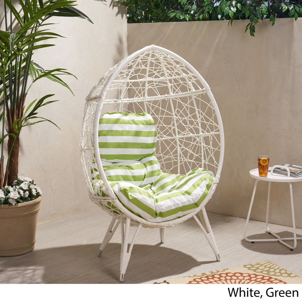 teardrop patio chair with cushions