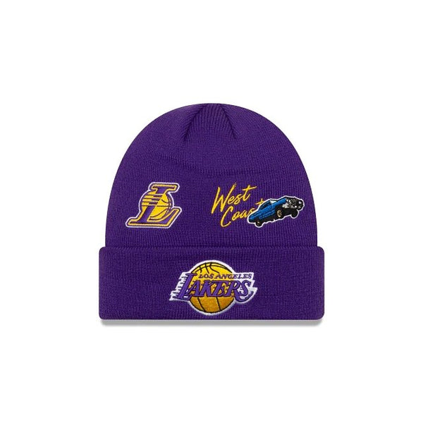 lakers city beanie