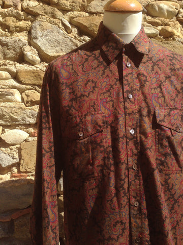 gucci paisley shirt