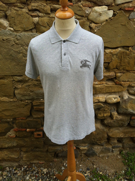 burberry grey polo