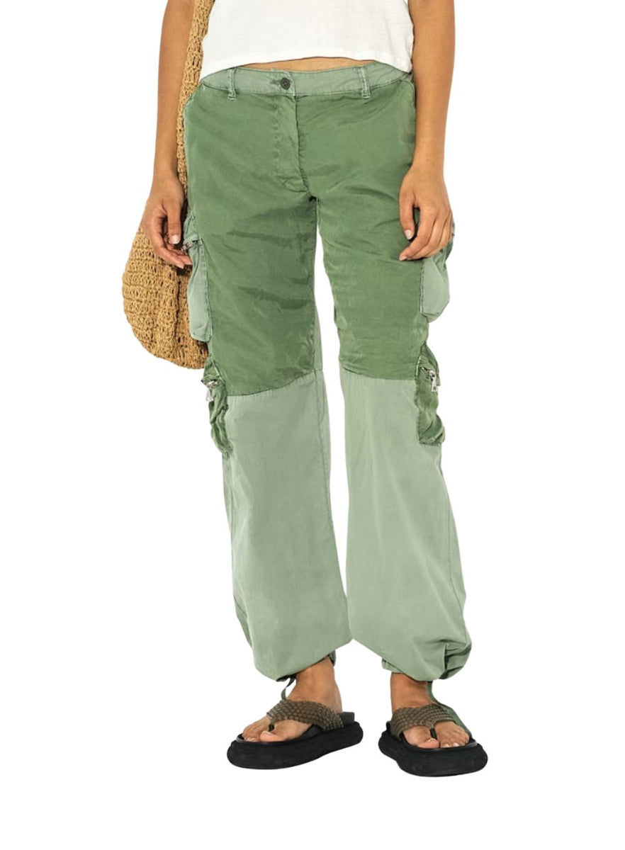 冬バーゲン☆】 LOEWE Cargo Asymmetric Colorblock Cargo Pant