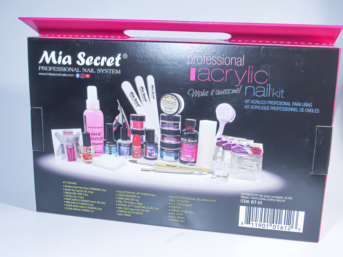 mia secret ice gel acrylic top coat