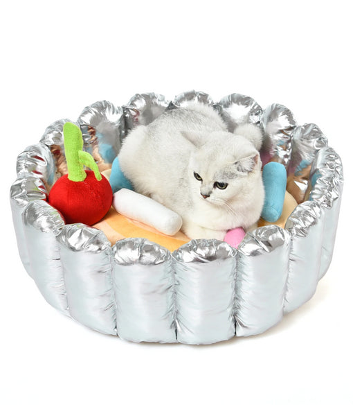 Cute Sprinkle Cupcake Cat Bed – Meowingtons