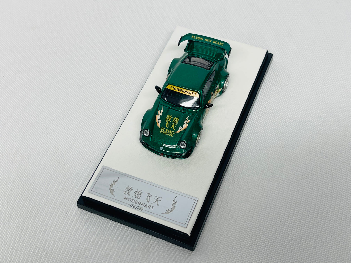 Porsche 911 (964) Dunhuang Feitian . Green . Girl in Green Dress . By Time Micro . 1/64 . New & Boxed