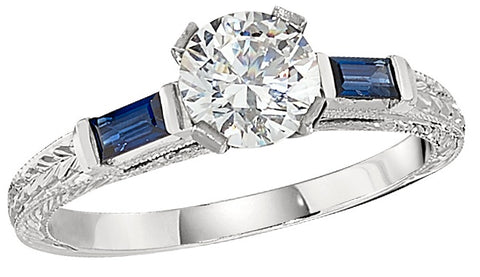 sapphire engagement rings