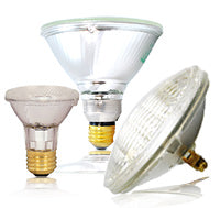 PAR - Parabolic Aluminized Reflector lamp widely used in commercial and residential illumination.