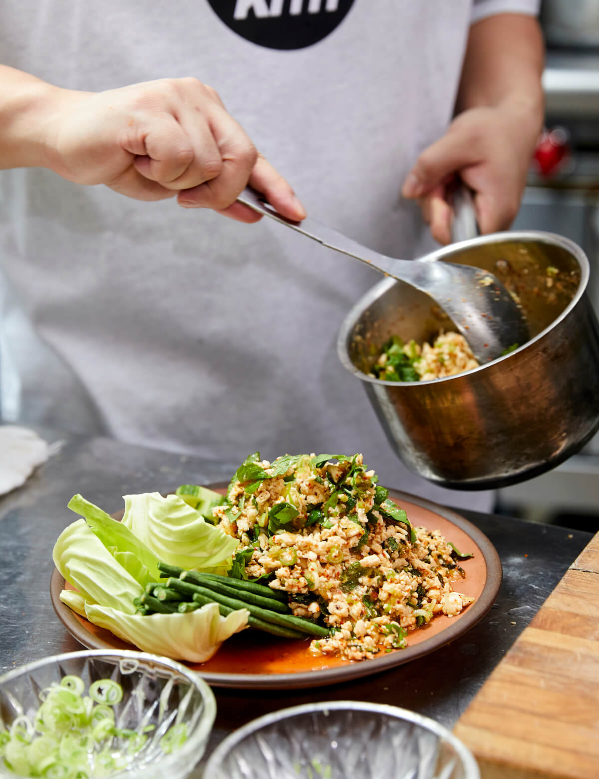 Fish Cheeks Larb