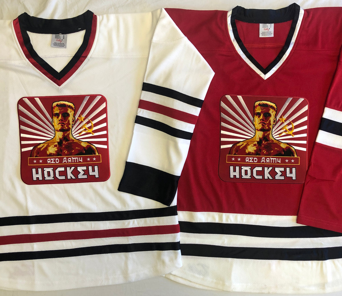 Details about   Custom Hockey Jerseys with the Red Army Team Logo $59 
