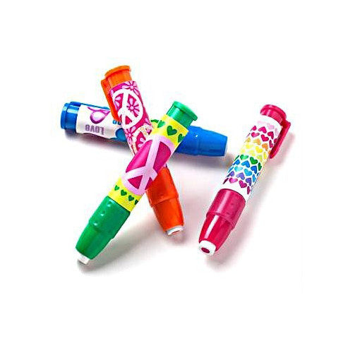 International Click It Erasers Peace/Luv