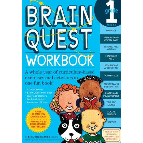 Workman Brain Quest Workbook 1st Grade