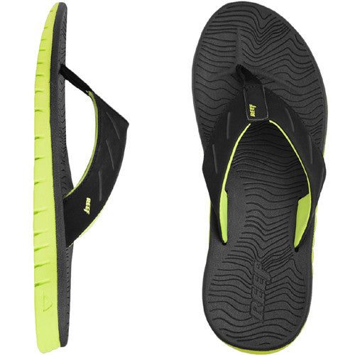 Reef Men Rodeoflip BMR Black Lime Green 8.0