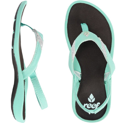 Reef Little Splash of Stars Turquoise 13/1 Kids Size