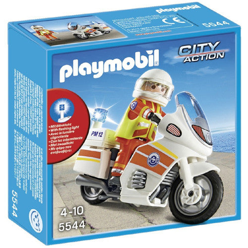 Playmobil Emergency Motorcycle with Ligh