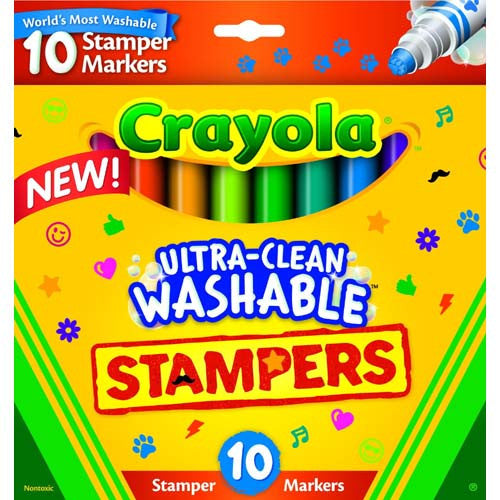 Crayola 10ct Ultra Washable Stampers