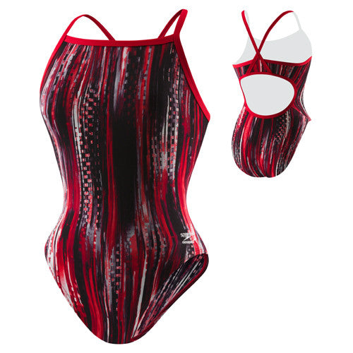 Speedo Deep Within Poly Flyback Red 26