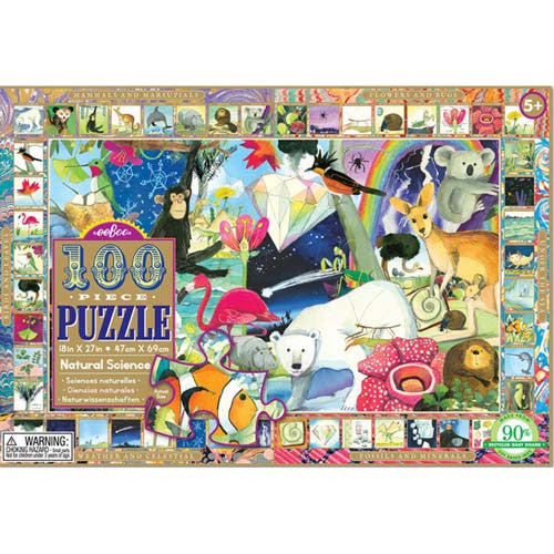 eeBoo Natural Science 100pc Puzzle