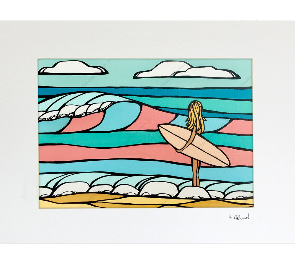ヘザーブラウン アート 絵 candy surf-
