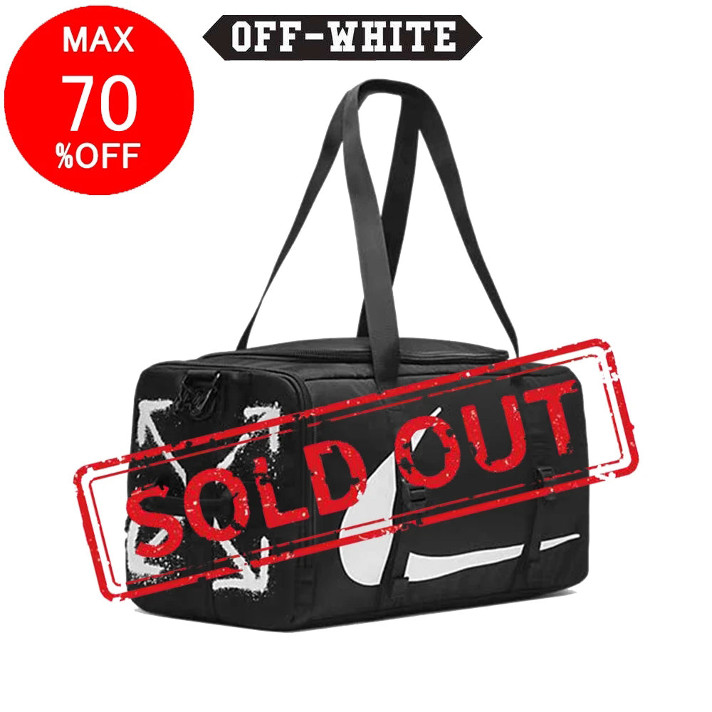 【SOLD OUT 】NIKE×Off-White Duffle Bag オフホワイト black yellow CQ4246-010 – White Top Trend