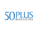 50 Plus Magazine logo and link to their story about the Keywing key turner arthritis aid.