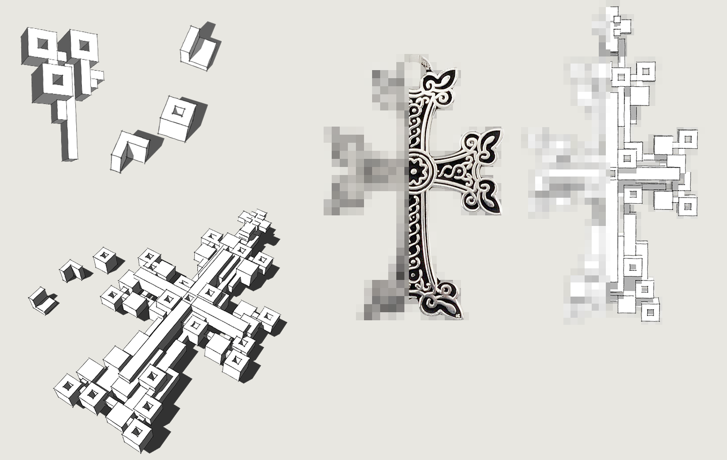 Armenian Cross Structure