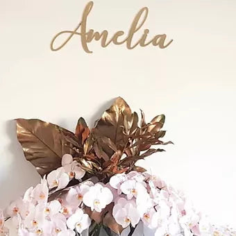 Large Name Cutout Plaque
