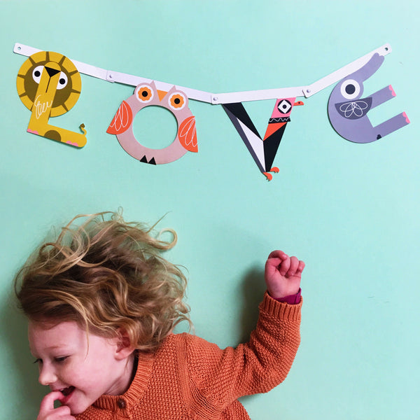 Alphabet Wall Banner Kit by The Jame Tart available at Our Kid Manchester