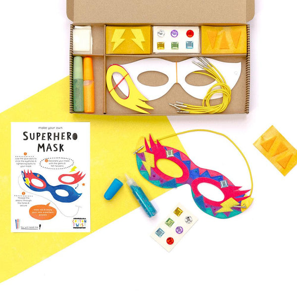 Make Your Own Superhero Mask Craft Kit at Our Kid