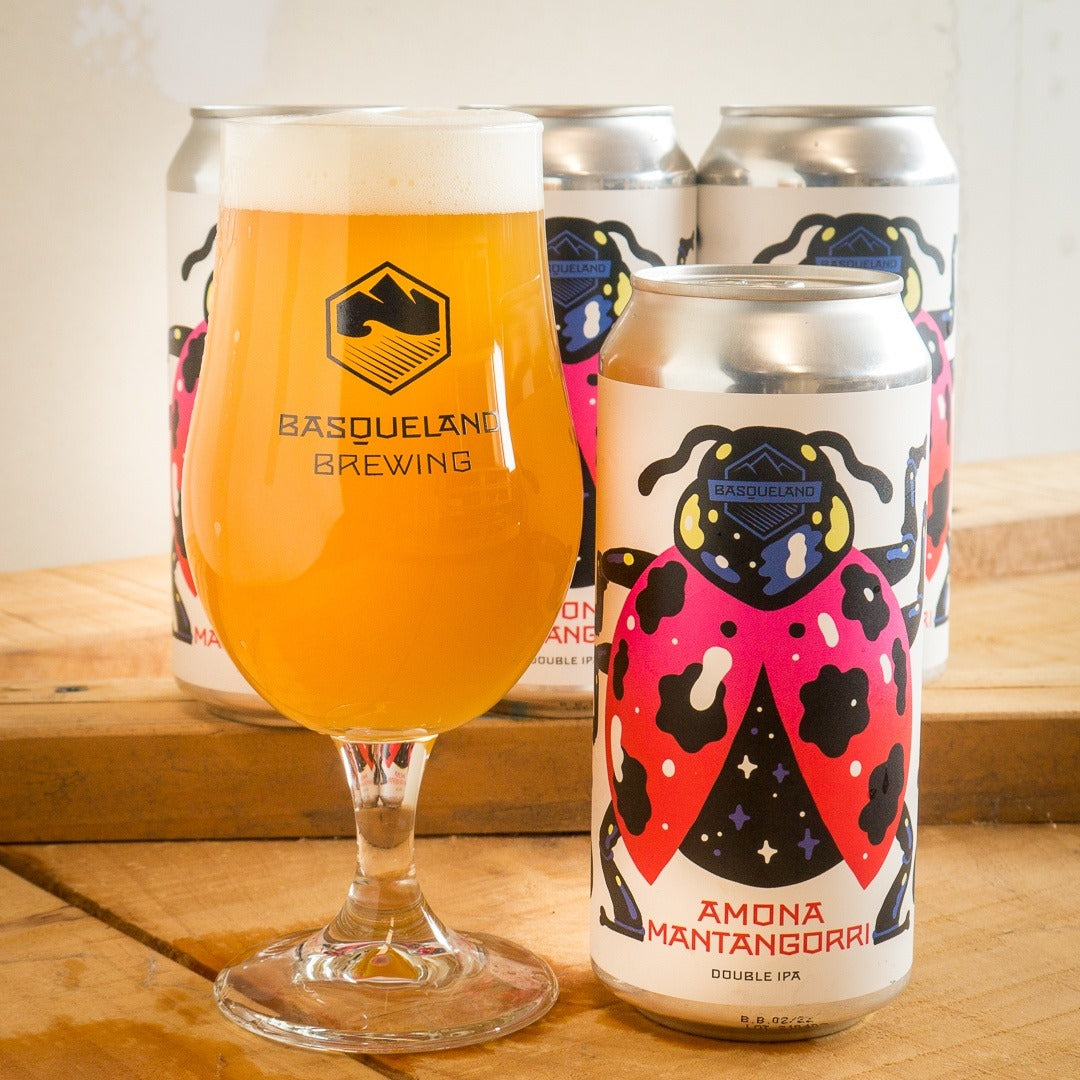 BASQUELAND: AMONA MONTANGORRI - Hazy DIPA 8.2% x Lata 44cl - Clandestino