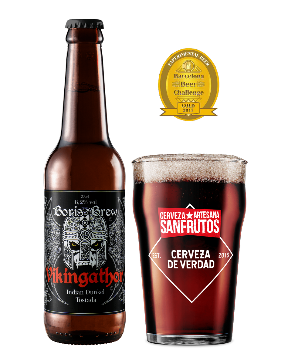 SANFRUTOS - VIKINGATHOR - Indian Dunkel x Botella 33cl - Clandestino