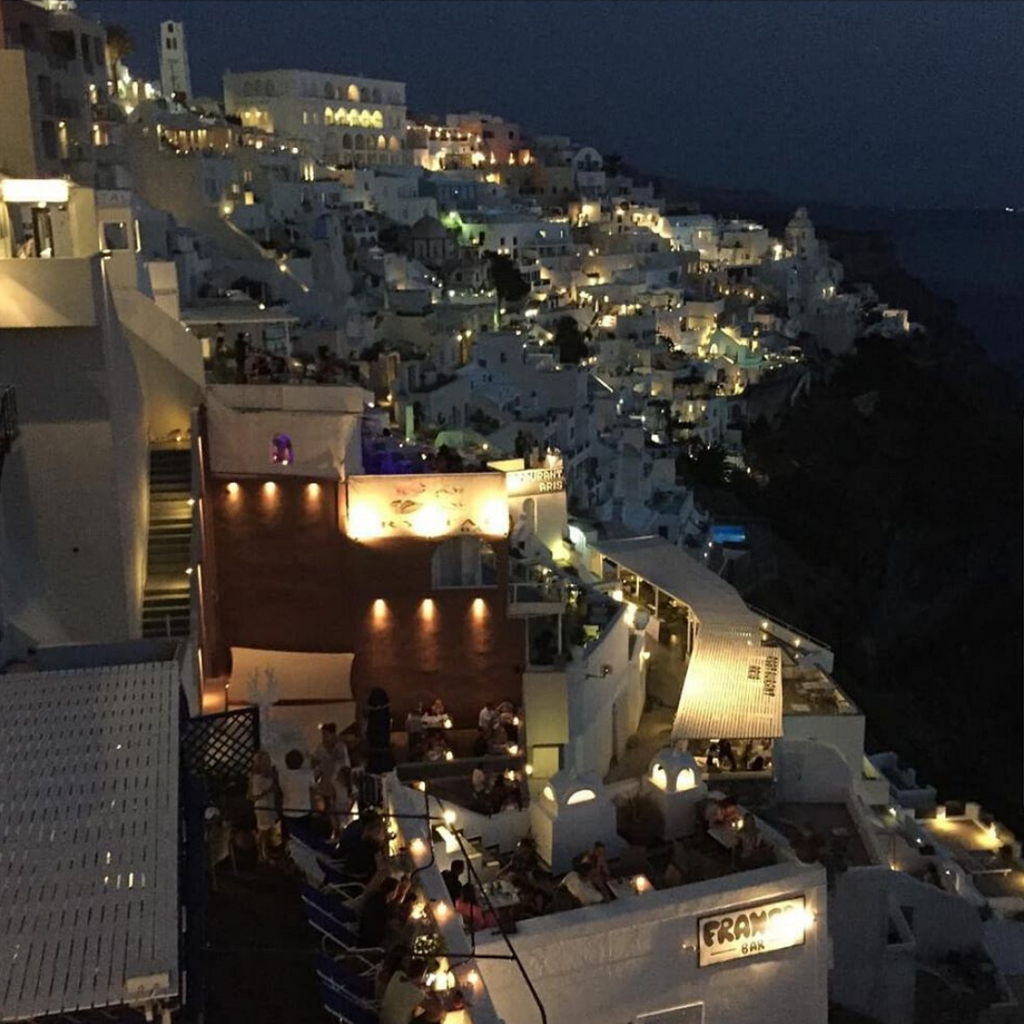 Santorini Night view