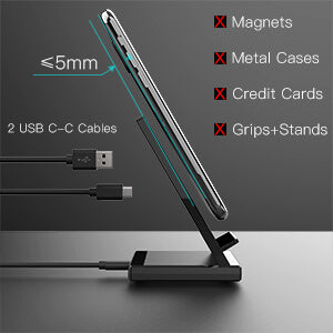 usb c qi charging pad