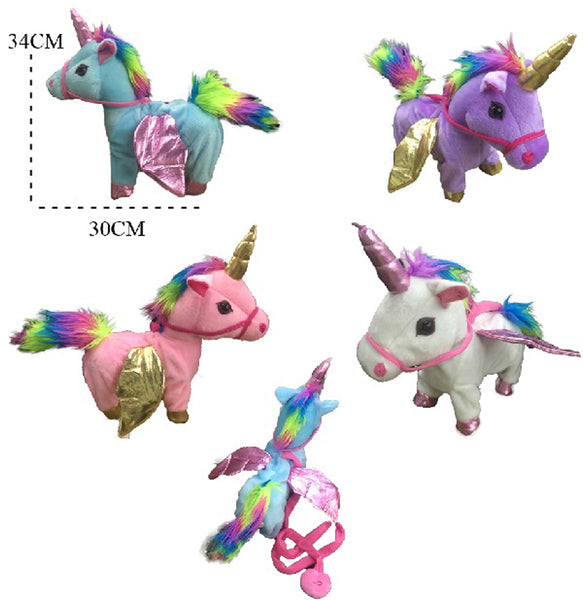 unicorn toy walking