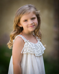 lace dress for girls beach portrait