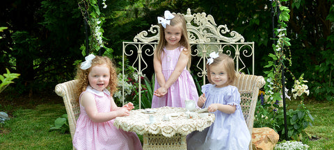 summer fun with girls tea party