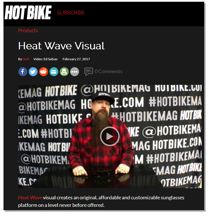 Heat Wave Visual Hot bike feature