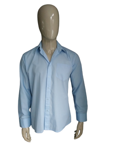 West Side overhemd. Blauw gekleurd. Maat 40 /M - | EcoGents