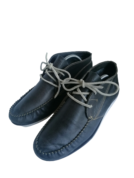 straal Ijver botsen Blackstone Leren halfhoge veter boots. Leren veters. Zwart gekleurd. Maat  40. #902 | EcoGents